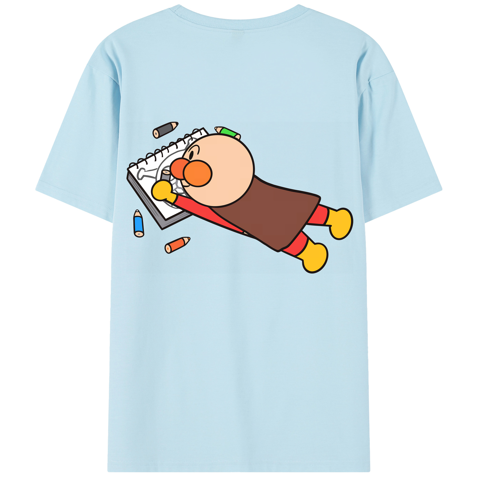 （画像用） アンパンマン Anpanman 綿100％半袖Tシャツ（背面プリント）